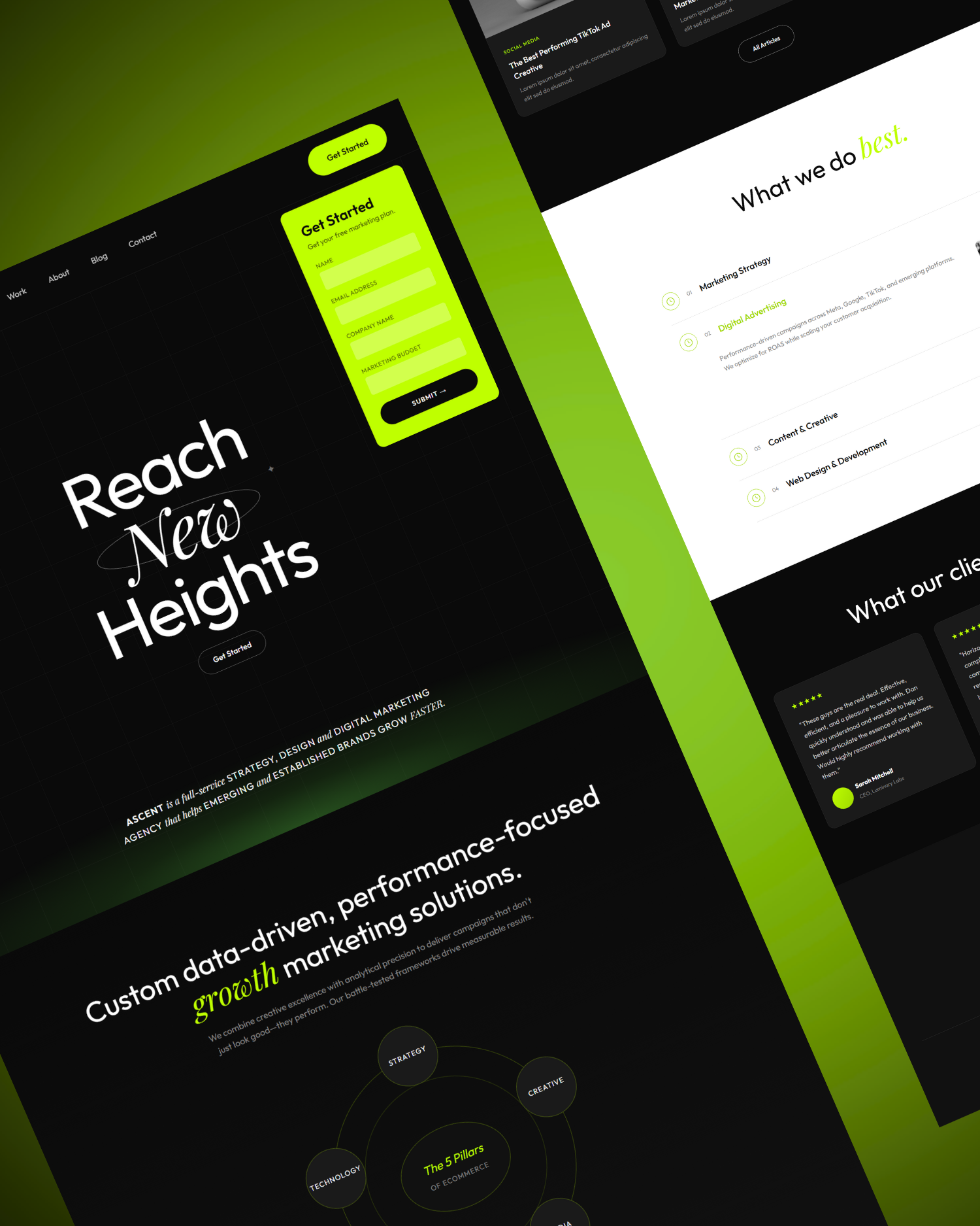 Growth Agency Website